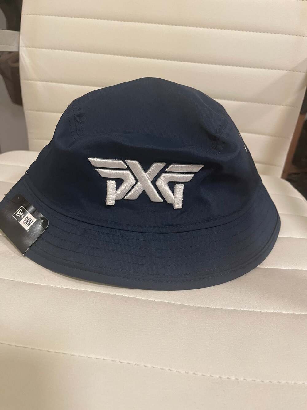 PXG x New Era Bucket Hat Navy Oceanside Blue L/XL Golf Unstructured NWT SS22